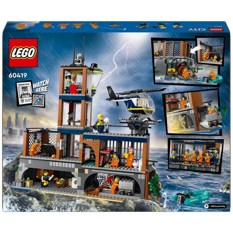 LEGO City Police Prison Island building set 60419, UK version