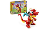 LEGO Creator 3in1 Red Dragon Toy with Animal Figures 31145 GOODS Argos