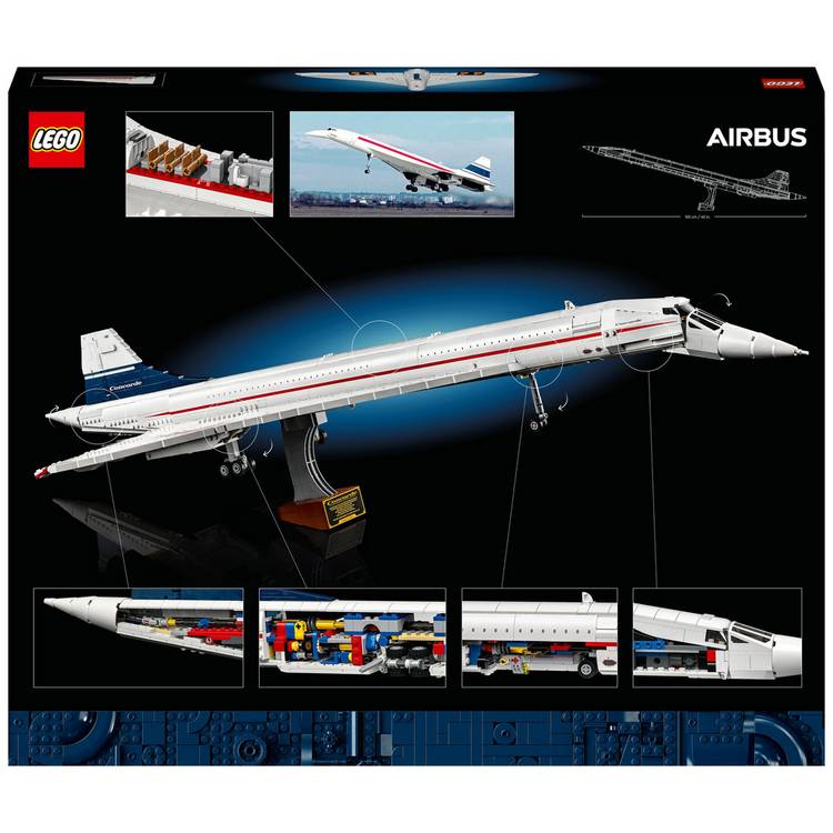 LEGO Icons Concorde building set for adults 10318 - British product