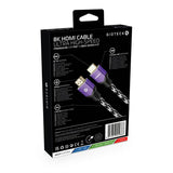 Gioteck 8K HDMI 2.1 cable 2m for next-gen consoles (British brand)