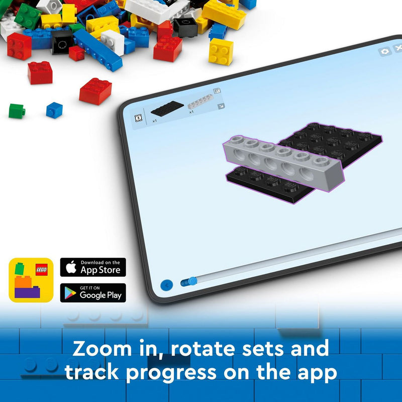 LEGO City blue monster truck building set, UK version