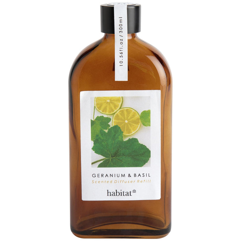 Habitat diffuser refill Geranium and Basil 300ml, UK version