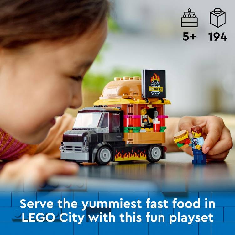 LEGO building toy Burger Van 194 pieces - British product