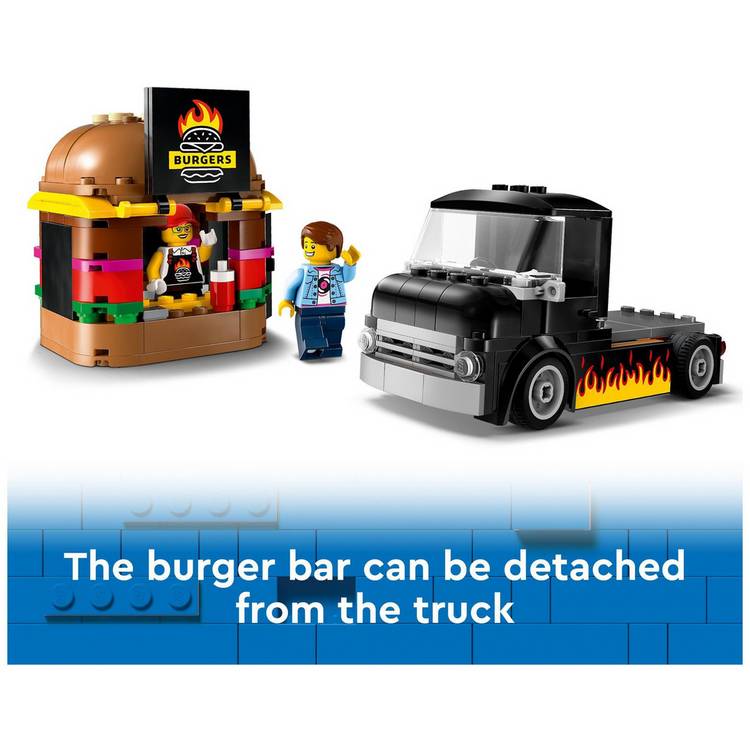 LEGO building toy Burger Van 194 pieces - British product