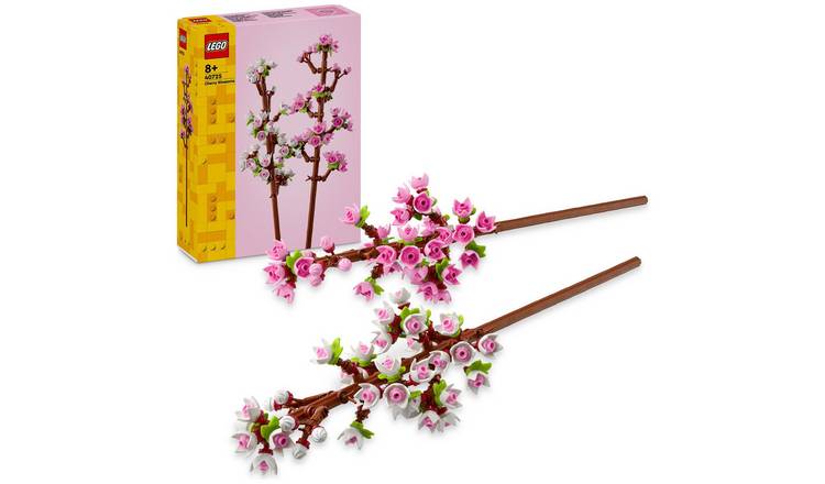 LEGO Cherry Blossoms fake flowers decor set with 430 pieces, imported from the UK