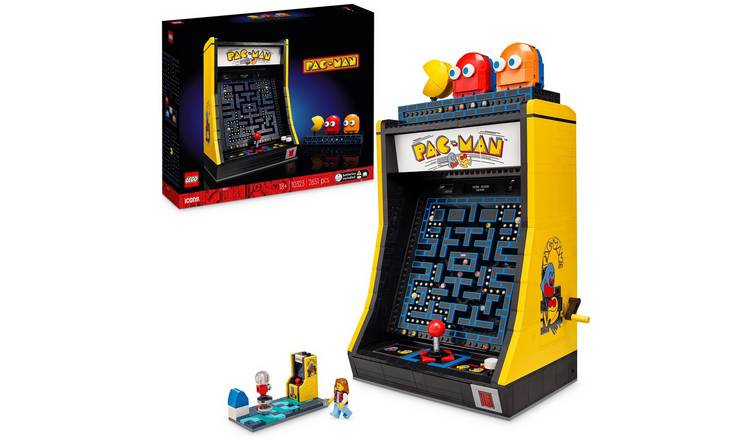LEGO Icons PAC-MAN Arcade building set 2651 pieces, UK version