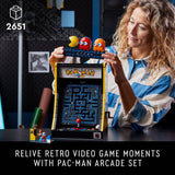 LEGO Icons PAC-MAN Arcade building set 2651 pieces, UK version