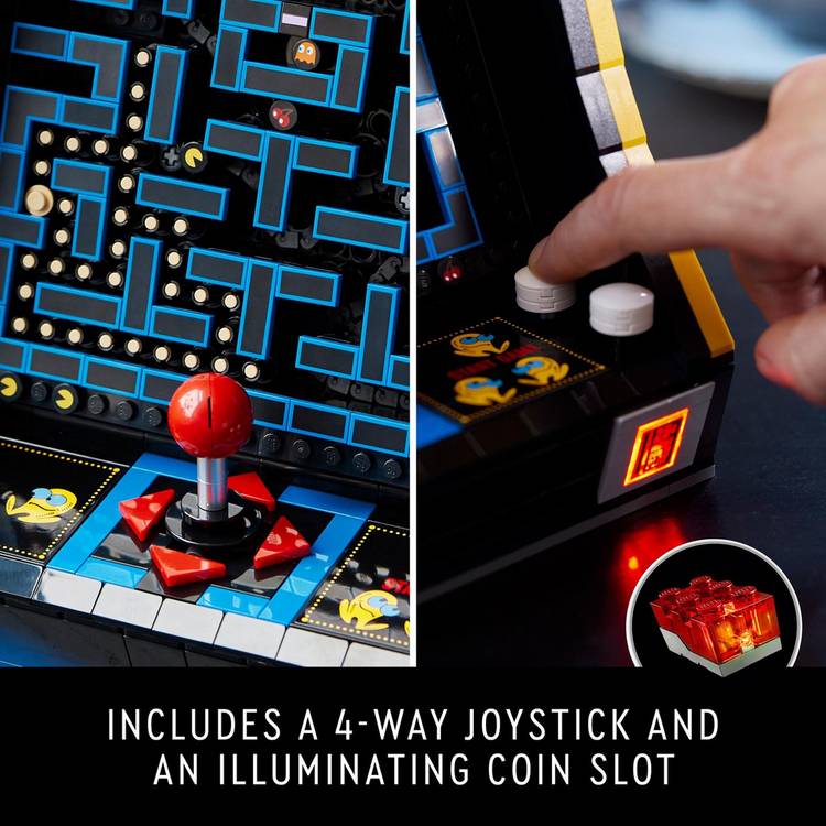LEGO Icons PAC-MAN Arcade building set 2651 pieces, UK version