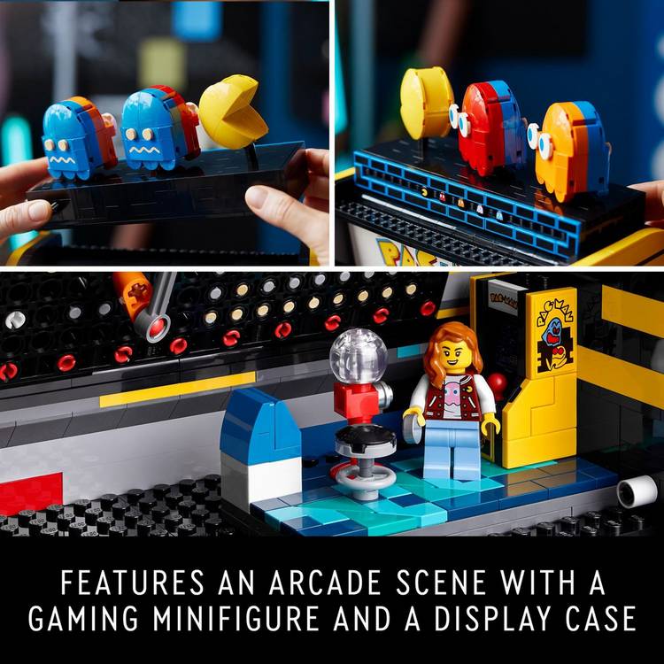 LEGO Icons PAC-MAN Arcade building set 2651 pieces, UK version