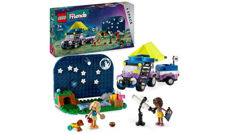 LEGO Friends Stargazing Camping Set with 4x4 Toy Car 42603