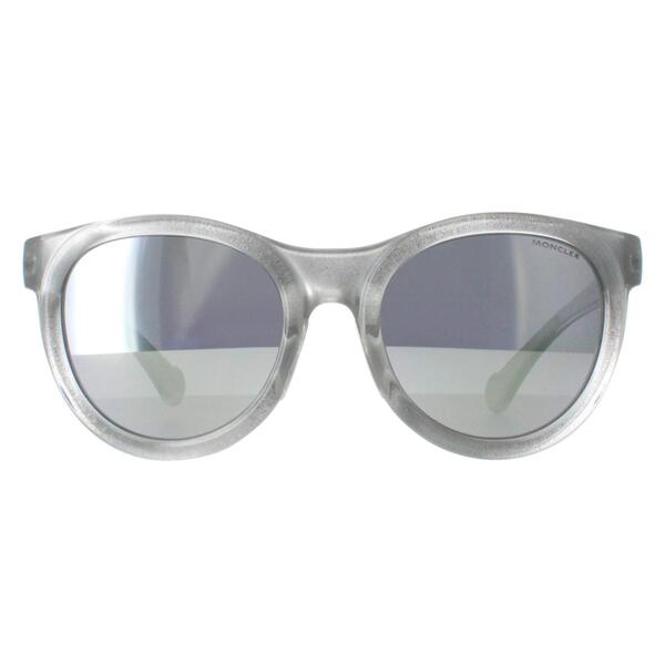 Moncler ML0087 grey mirror sunglasses, imported from the UK