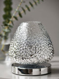 Monroe touch table lamp chrome finish ombre shade - British product