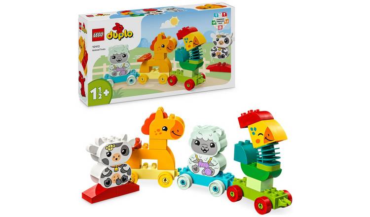 LEGO DUPLO My First Animal Train Toddler Learning Toys 10412 GOODS Argos