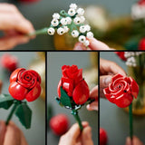LEGO Icons Bouquet of Roses building set 822 pieces (British brand)