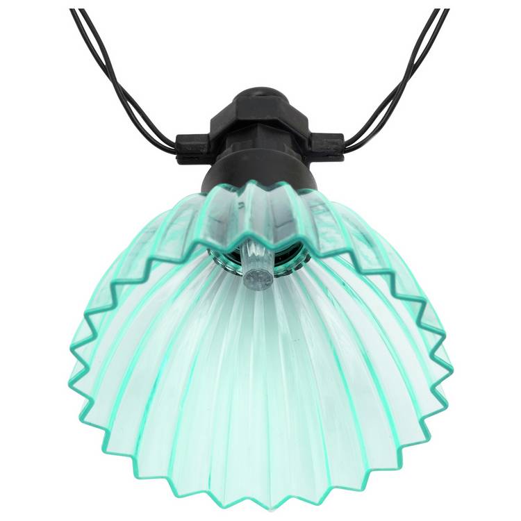 Habitat 10 warm white solar string light - British product