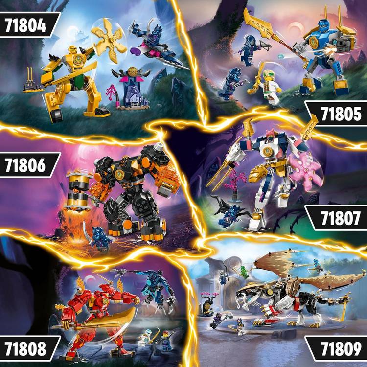 LEGO NINJAGO Arin's Battle Mech toy set, imported from the UK