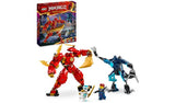 LEGO NINJAGO Kai's Elemental Fire Mech building set 322 pieces, imported from the UK
