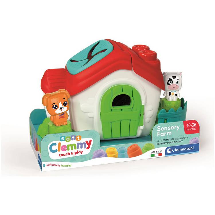 Clementoni Soft Clemmy Farm playset, imported from the UK