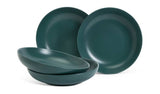 Habitat Matte Glaze 4 Piece Stoneware Pasta Bowls - Teal GOODS Argos