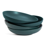 Habitat stoneware pasta bowls teal set of 4, imported from the UK