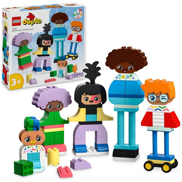LEGO DUPLO Town Buildable People Big Emotions set 10423, imported from the UK