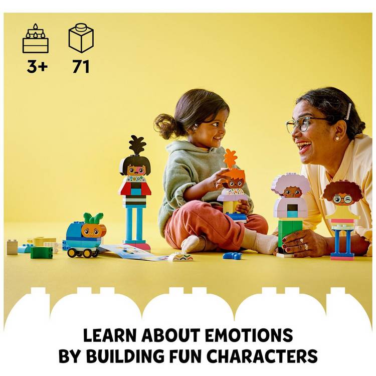 LEGO DUPLO Town Buildable People Big Emotions set 10423, imported from the UK