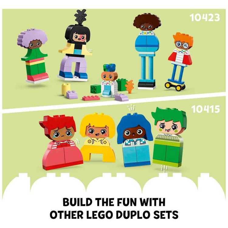 LEGO DUPLO Town Buildable People Big Emotions set 10423, imported from the UK