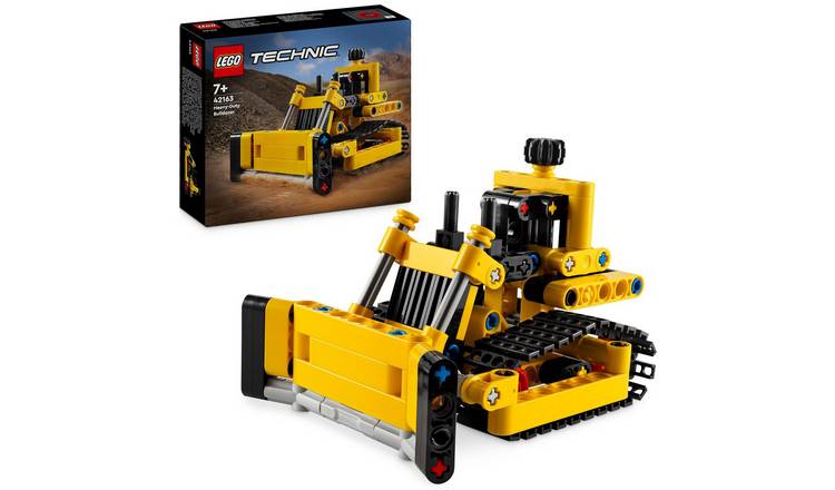 LEGO Technic Heavy-Duty Bulldozer Construction Toy 42163 GOODS Argos