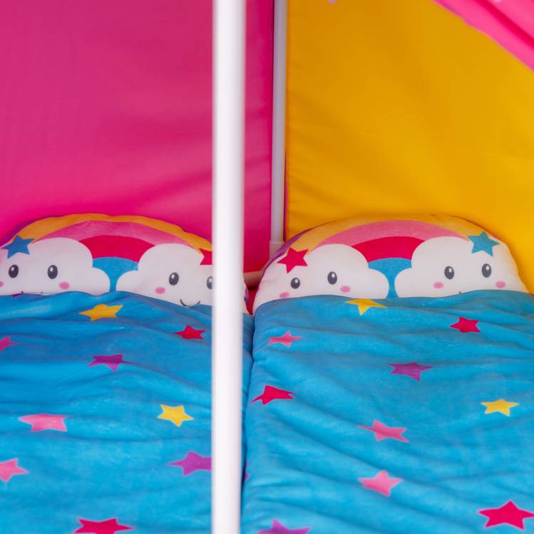 DesignaFriend festival glamping tent for 18 inch dolls, imported from the UK