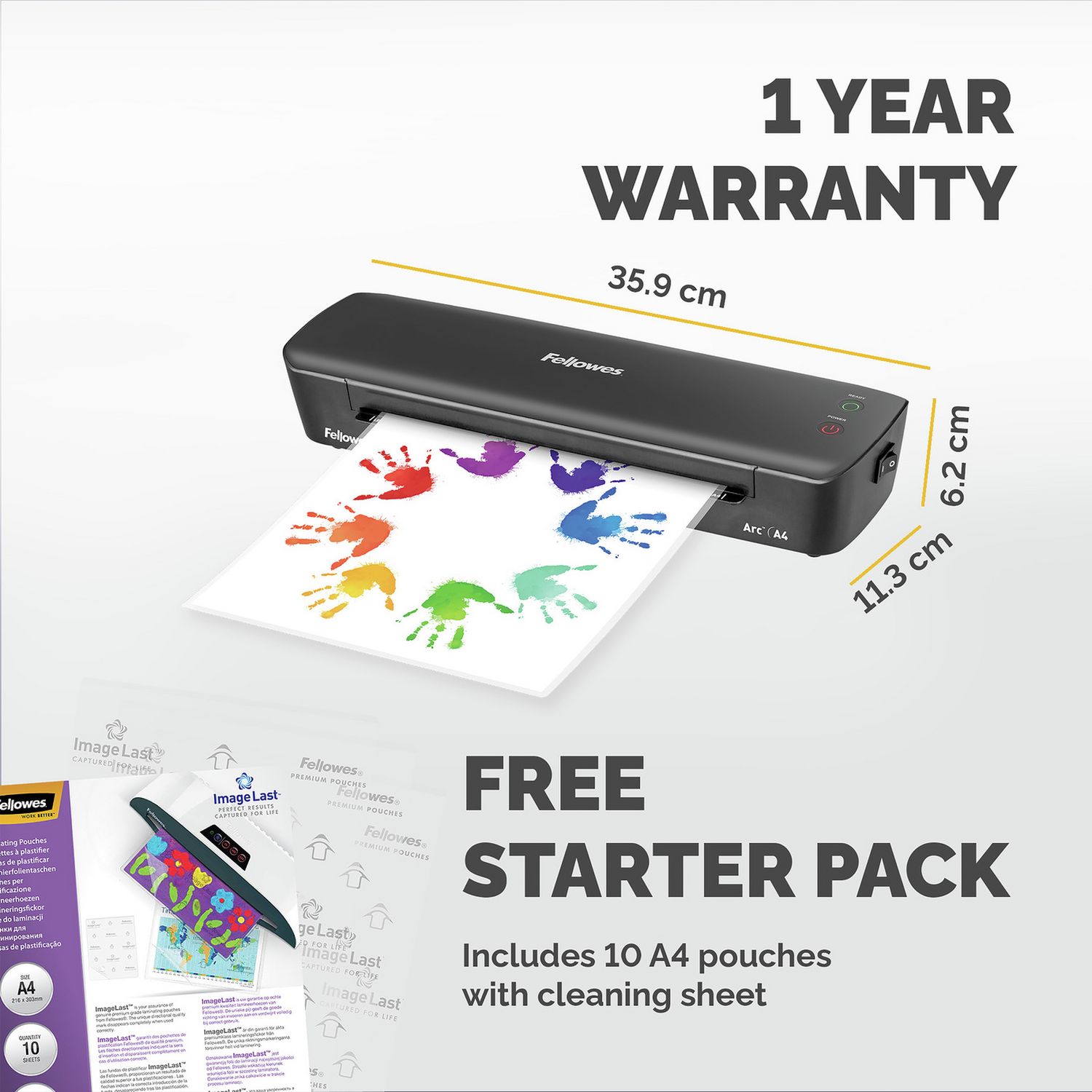 Fellowes Arc A4 Laminator, imported from the UK