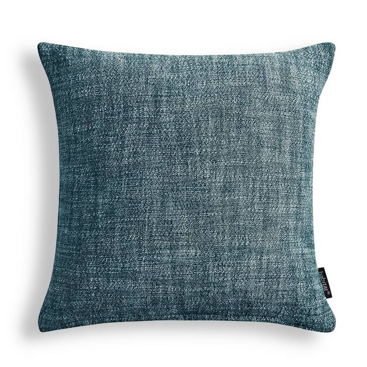 Habitat woven cushion blue 43x43cm (British brand)