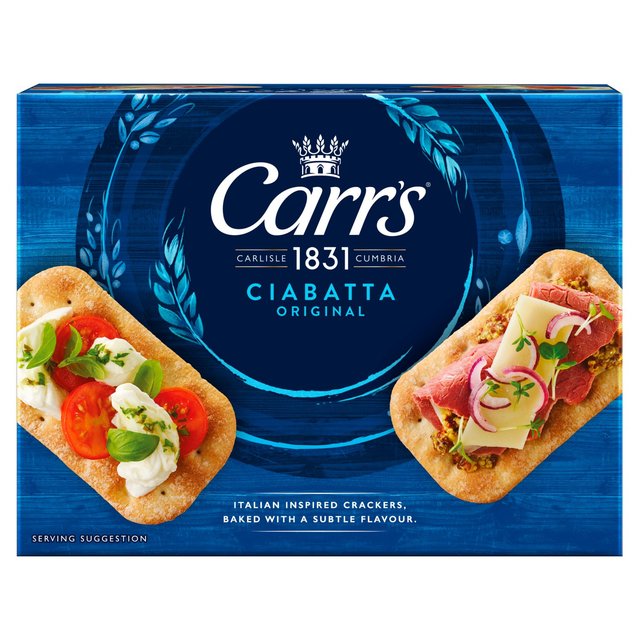 Carr's Ciabatta Original Crackers Multipack   5 x 28g GOODS M&S   