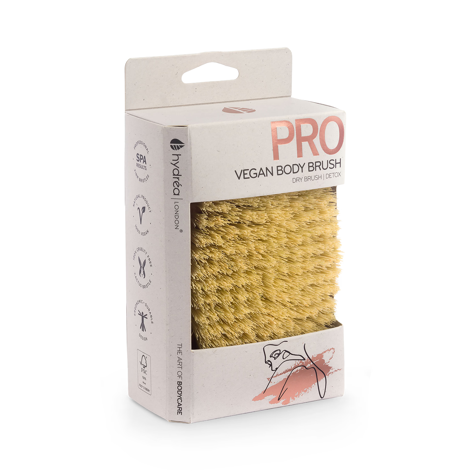Hydréa London dry skin body brush (British brand)
