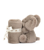 Jellycat Smudge Elephant Soother soft toy 29cm x 29cm, UK version