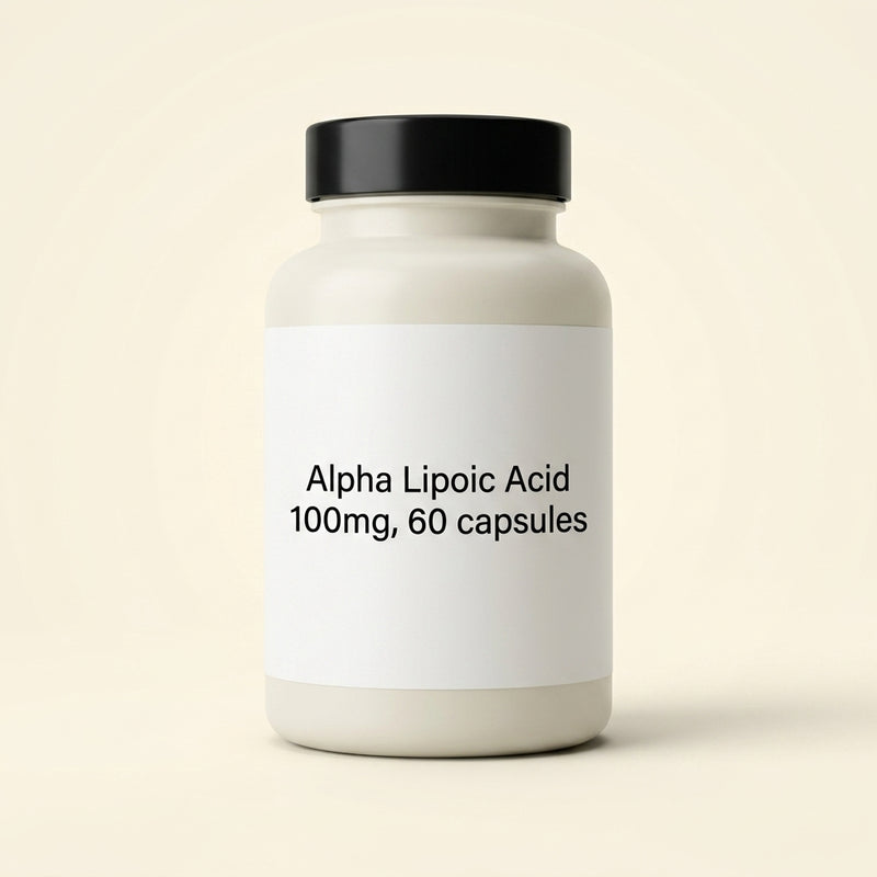 Holland & Barrett Alpha Lipoic Acid vegan capsules 100mg, UK version