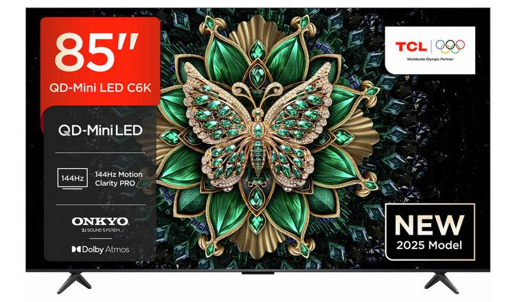TCL 85C6K QD Mini LED TV 85 inch UK model, imported from the UK