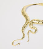 Marina Rinaldi gold-tone sculptural choker - British product