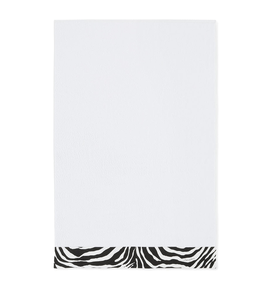 Dolce&Gabbana Casa zebra bath towel set of 5 - British product