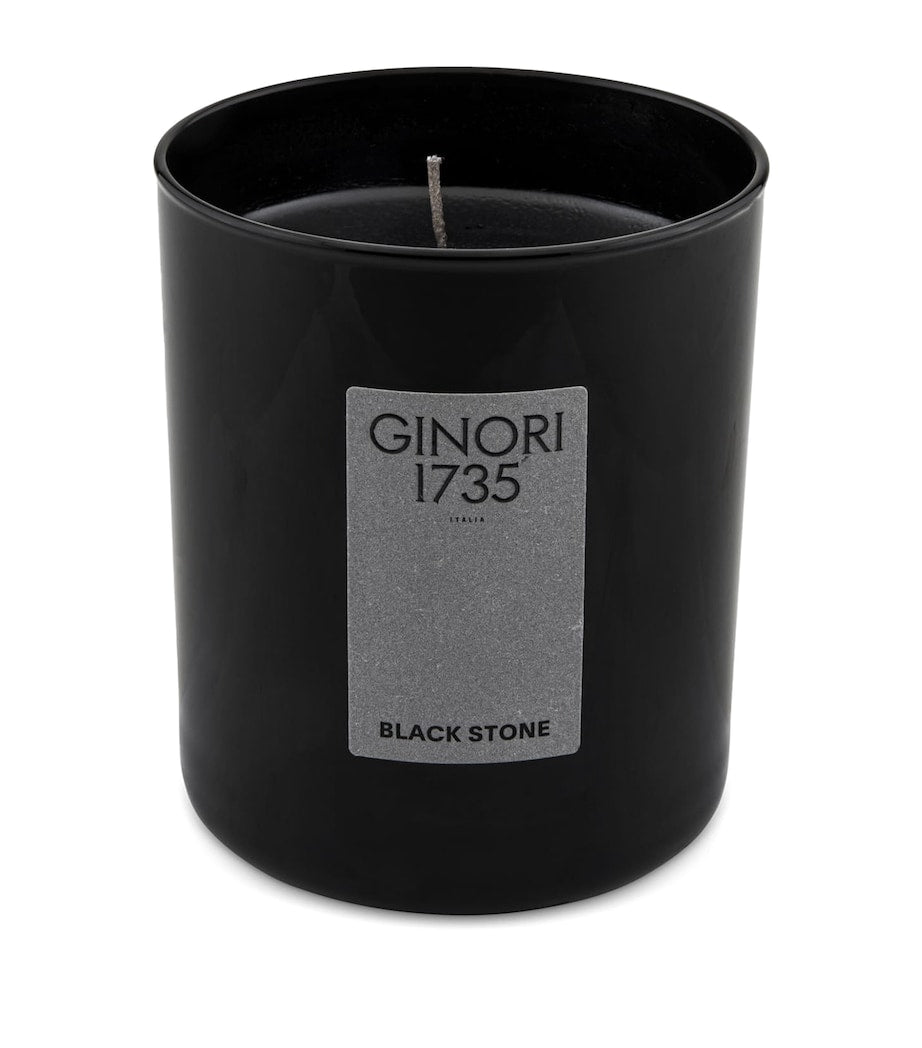 Ginori 1735 Black Stone Candle 350g, UK version