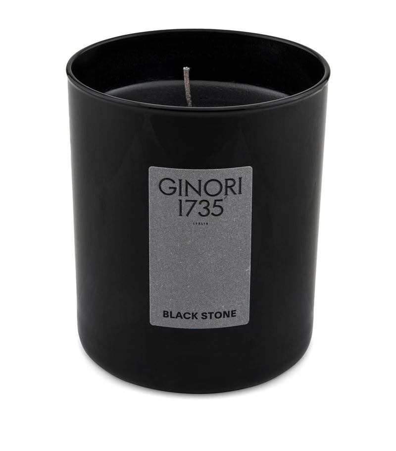 Ginori 1735 Black Stone Candle 350g, UK version