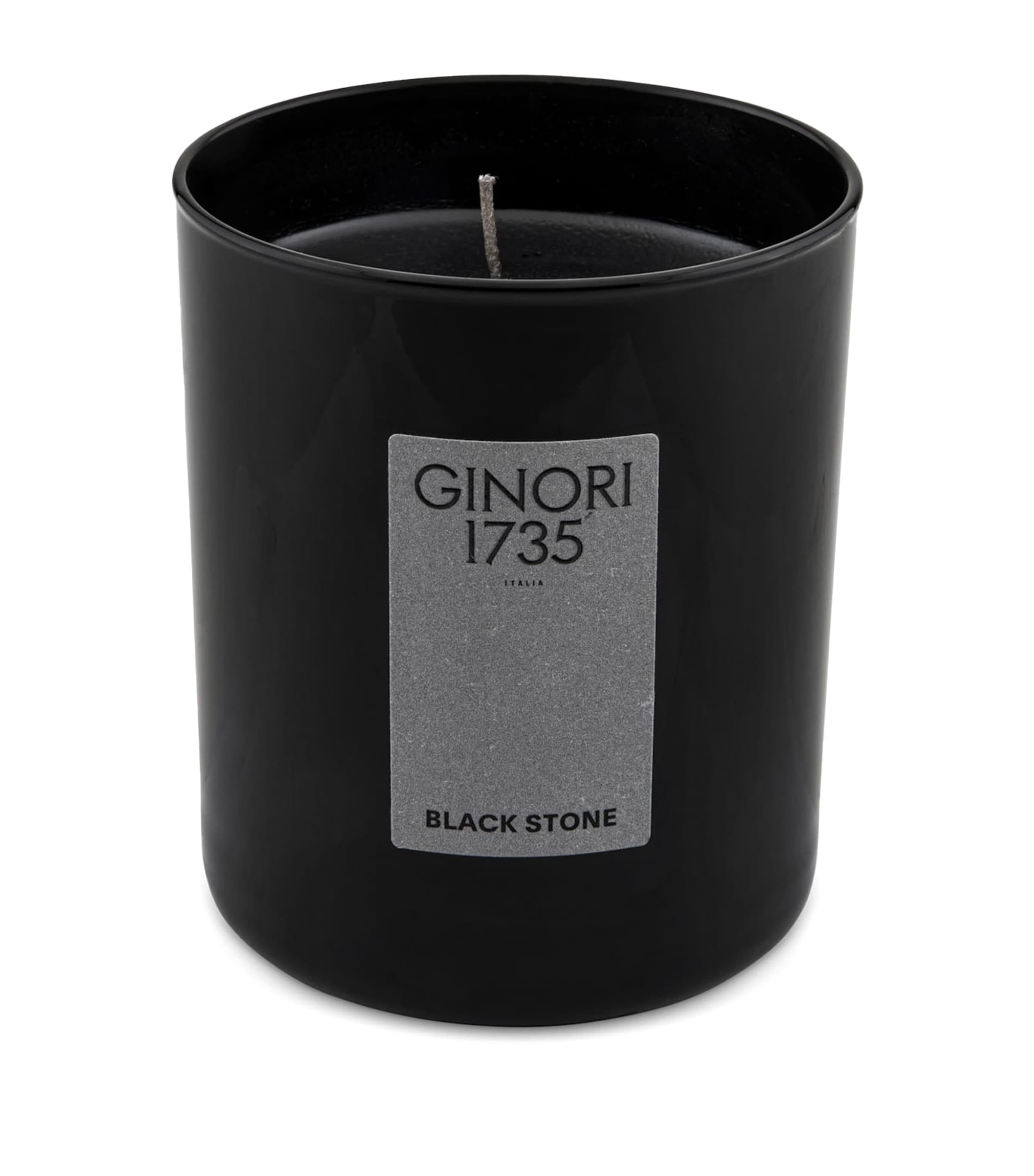 Ginori 1735 Black Stone Candle 350g, UK version