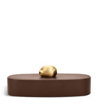 Assouline pebble trinket box in leather imported from the UK