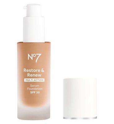 No7 Restore & Renew Serum Foundation 30ml SPF 30