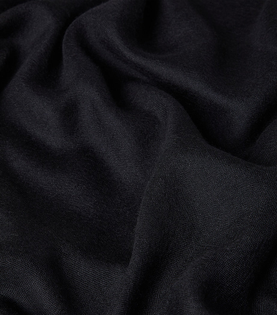 Brunello Cucinelli cashmere-silk scarf 200cm x 100cm - British product