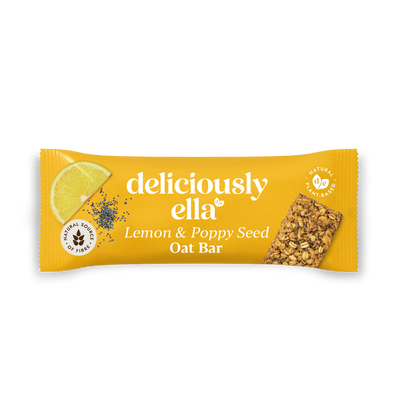 Holland & Barrett Deliciously Ella Lemon Poppy Seed Oat Bar 50g- Buy online at McGrocer