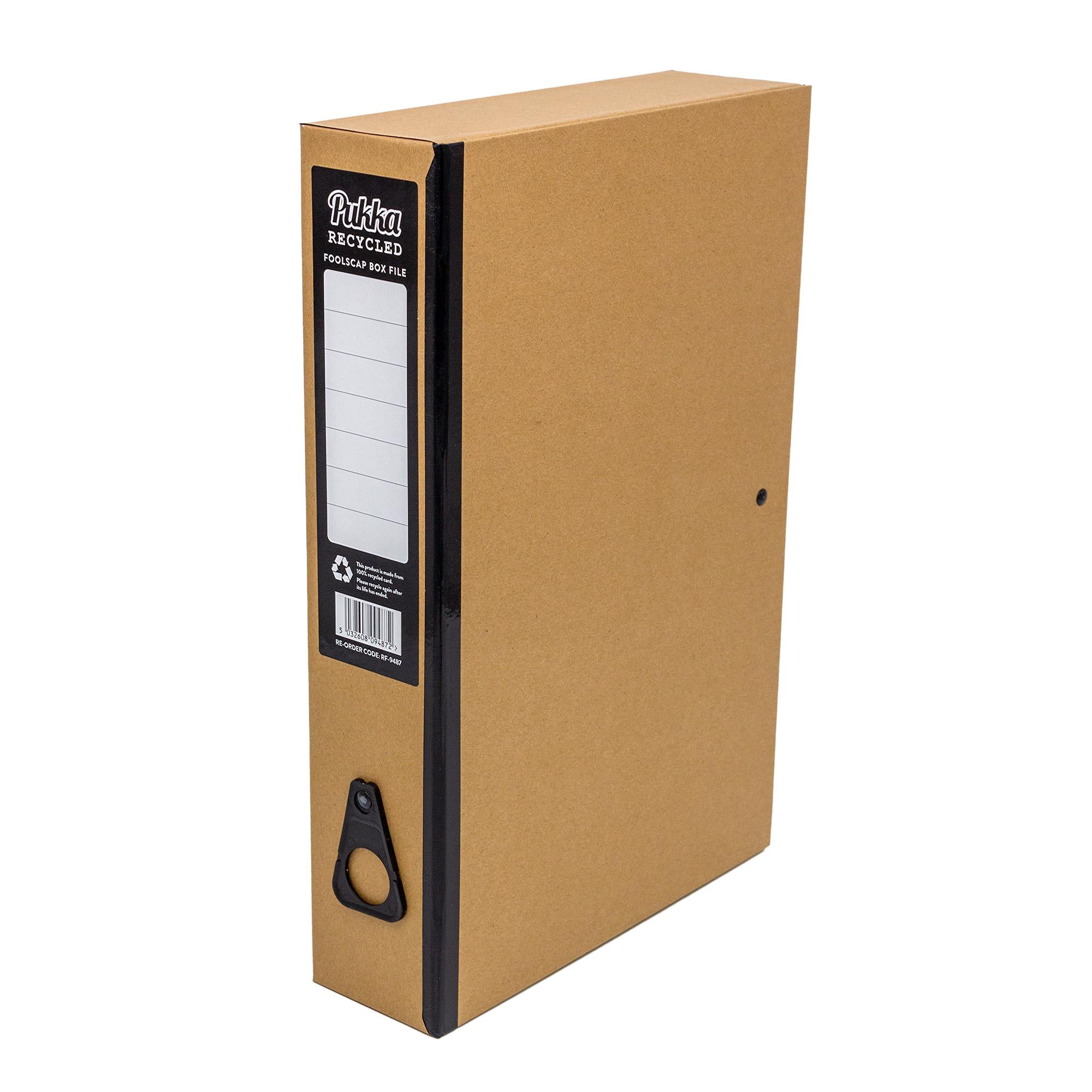 Pukka Pads Recycled Kraft Boxfile GOODS Sainsburys   