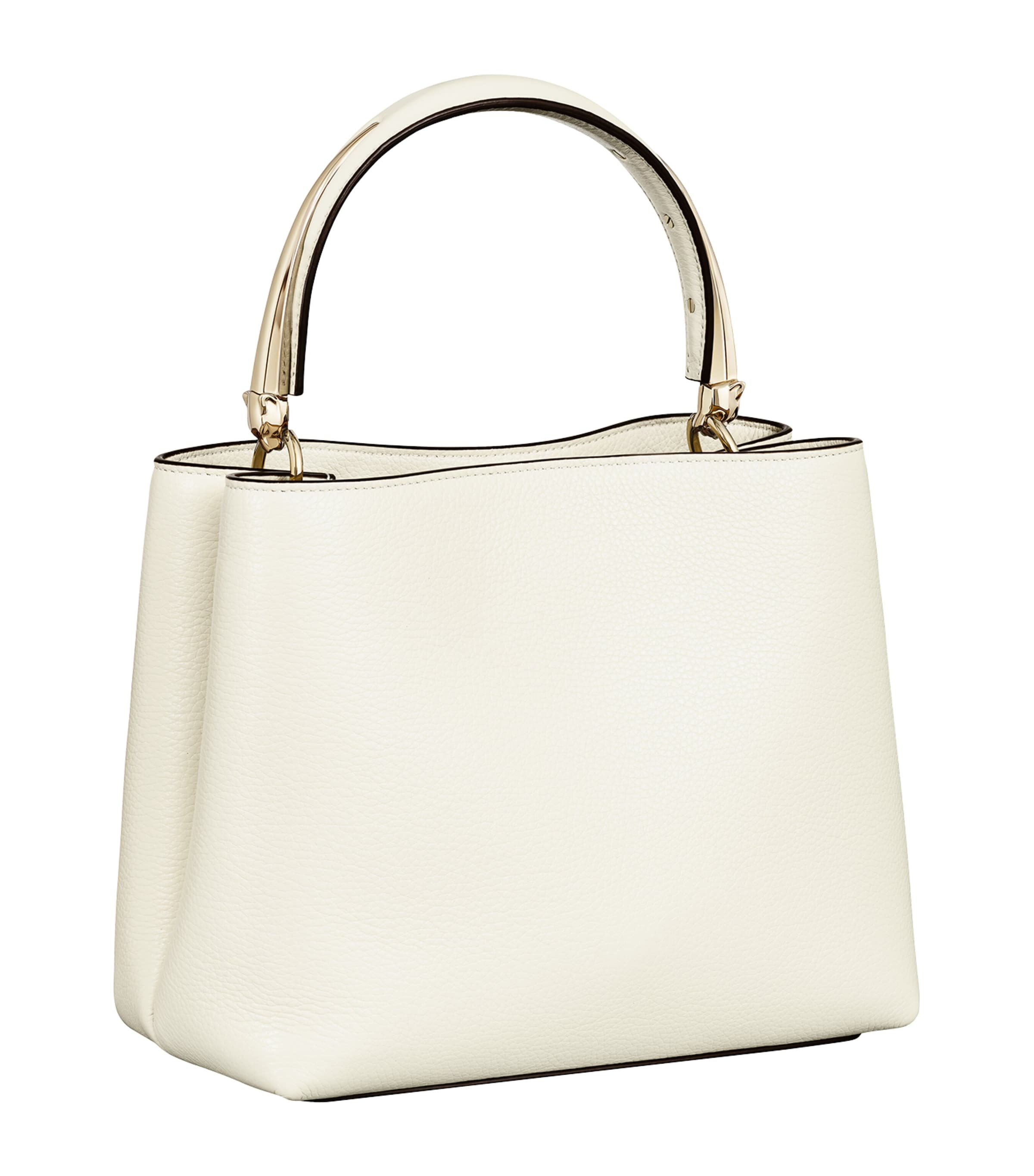 Cartier small leather top-handle bag with panther motif, UK version