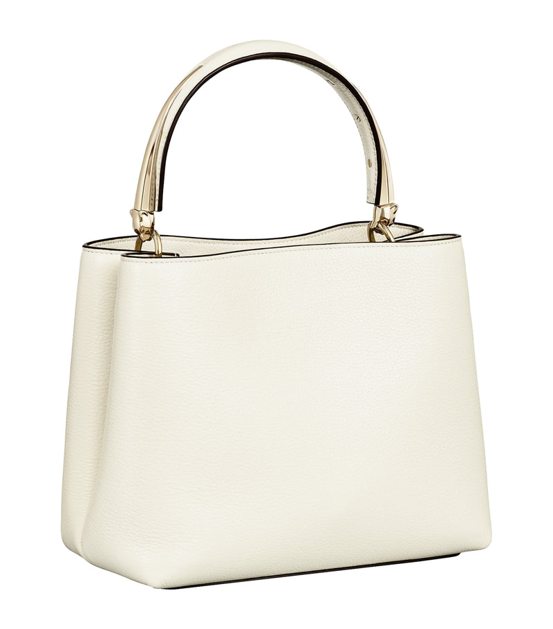 Cartier small leather top-handle bag with panther motif, UK version