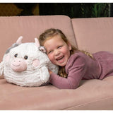 Cozy Noxxiez Cow plush hand warmer cushion 35cm (British brand)