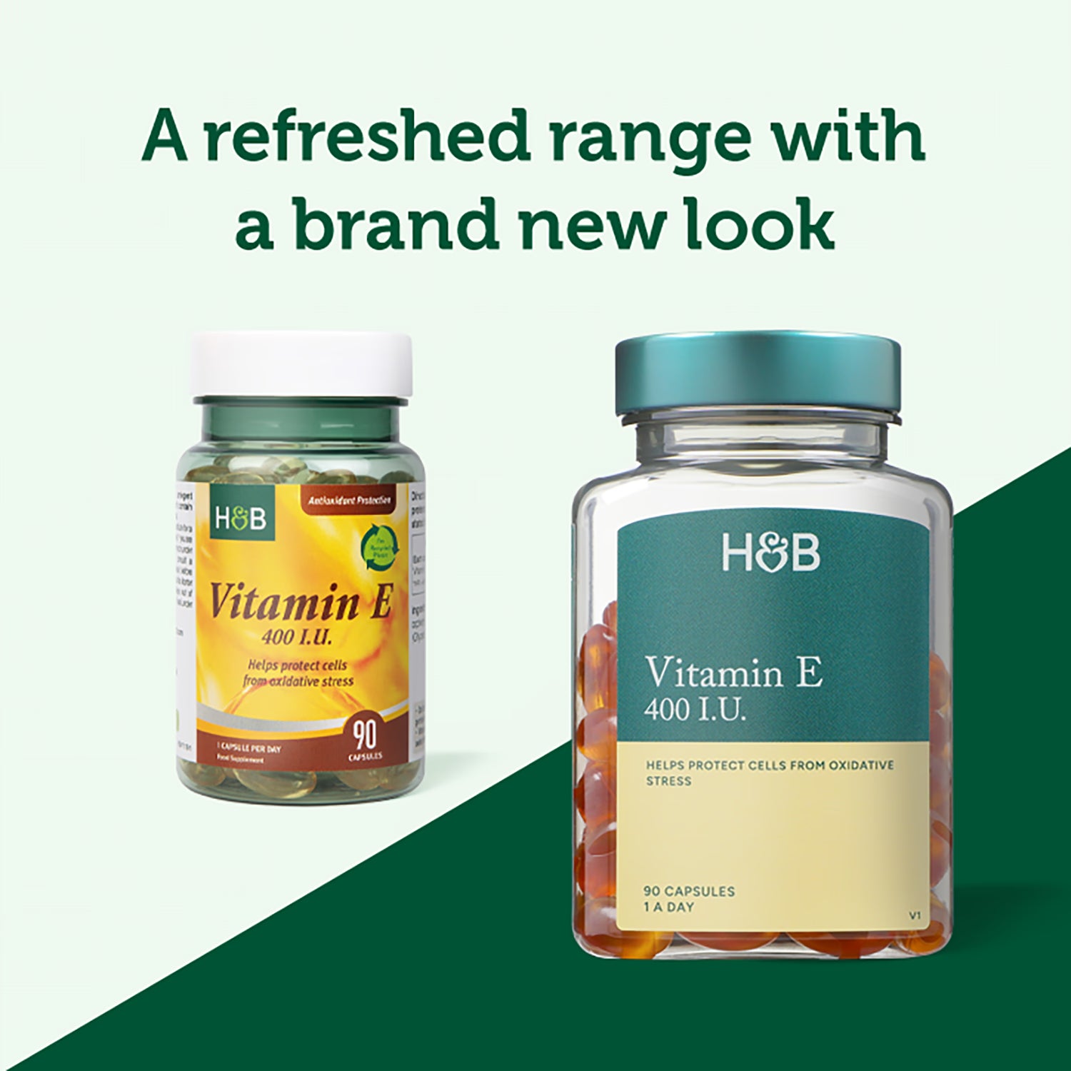 Holland & Barrett Vitamin E 400iu 90 capsules, UK version